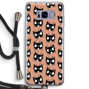 Kat: Samsung Galaxy S8 Plus Transparant Hoesje met koord