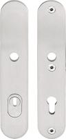 Formani Basics LBSM-50KT massieve veiligheidsschilden met kerntrekbeveiliging kruk/kruk SKG*** PC92 - PVD mat RVS
