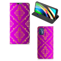 Telefoon Hoesje Motorola Moto G9 Plus Barok Roze