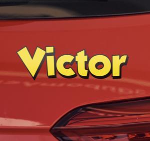 Valentino-brieven auto sticker