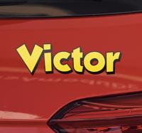 Valentino-brieven auto sticker