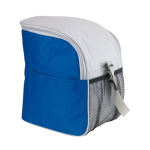 Kleine koeltas/Lunch tas model Glaciaal - 23 x 16 x 26 cm - 1 vaks - blauw/grijs - 9 Liter