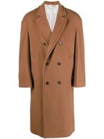 Gucci wool double-breast coat - Marron