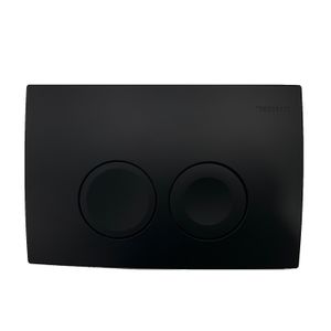 Bedieningsplaat Delta 25 by Geberit Frontbediening Mat Zwart
