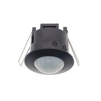 Infrarood bewegingsmelder zwart inbouw snel montage plafond - 3draads