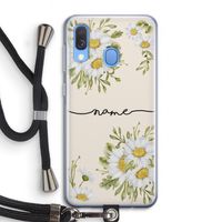 Daisies: Samsung Galaxy A40 Transparant Hoesje met koord