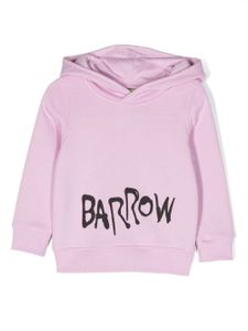 Barrow kids hoodie en coton à imprimé ourson - Violet