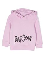 Barrow kids hoodie en coton à imprimé ourson - Violet - thumbnail