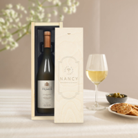 Wijn in gegraveerde kist - Salentein - Primus Chardonnay