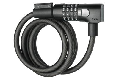 AXA Resolute C10-150 Kabelslot Combinatie - Zwart