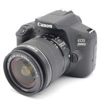 Canon EOS 2000D + EF-S 18-55mm f/3.5-5.6 IS II occasion - thumbnail