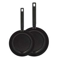 Set van 2 pannen - MENASTYL - 6020297 - Aluminium - 24 en 28 cm - Alle kookplaten inclusief inductie