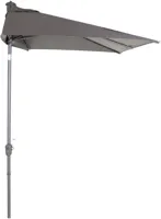Madison parasol triangle 210x130cm taupe