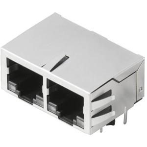 Weidmüller RJ45G1 R12D 3.3EYG/YG RL 2036510000 Bus, inbouw horizontaal Aantal polen (sensoren) 8 Zilver, Zwart 1 stuk(s)