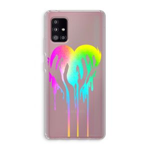 Hold My Heart: Samsung Galaxy A51 5G Transparant Hoesje