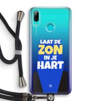 Laat de zon in je hart: Huawei P Smart (2019) Transparant Hoesje met koord