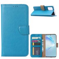 Bookcase Turquoise Samsung Galaxy S20 Ultra met Pasjeshouder