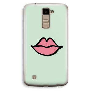 Kusje: LG K10 (2016) Transparant Hoesje