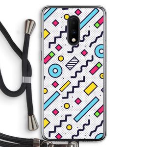 8-bit N°8: OnePlus 7 Transparant Hoesje met koord