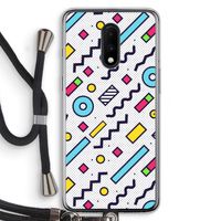 8-bit N°8: OnePlus 7 Transparant Hoesje met koord