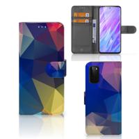 Samsung Galaxy S20 | Book Case | Polygon Dark | Portemonnee hoesje