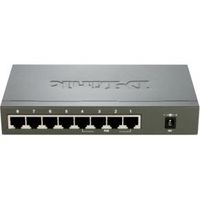 D-Link DES-1008PA netwerk-switch Unmanaged Fast Ethernet (10/100) Power over Ethernet (PoE) Zwart - thumbnail