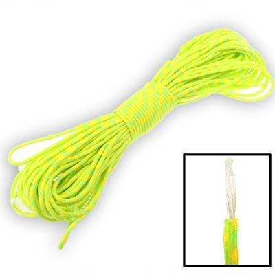 100m 7 Core Durable Army Paratroopers Rope Rescue Survival Tent Rope(geel)