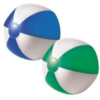 Impression Strandbal - opblaasbaar - zwembad speelgoed - blauw / groen - D26 cm