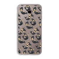 Zeemeermin: Samsung Galaxy J4 Plus Transparant Hoesje