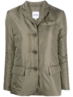 ASPESI Blazer met dubbele rij knopen - Groen