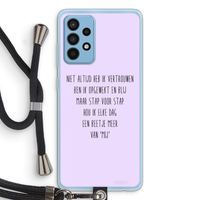 Zelfvertrouwen: Samsung Galaxy A52 Transparant Hoesje met koord