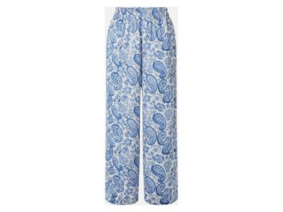 esmara Satijnen dames broek - Wide leg (Print, L (44/46)) esmara Satijnen dames broek - Wide leg (Print, L (44/46))