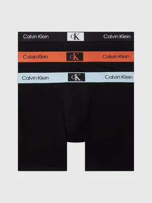 Calvin Klein 3-Pack Heren Boxershorts - Boxer Brief Black - Katoenen mannen boxers - Lange pijpjes - Calvin Klein underwear