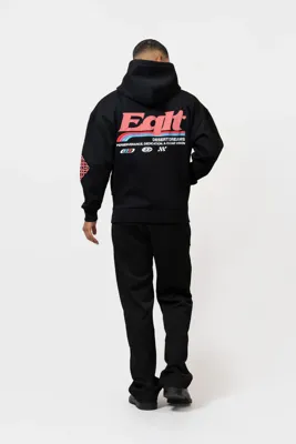 Equalité Desert Oversized Full Zip Hoodie Heren Zwart - Maat XL - Kleur: Zwart | Soccerfanshop