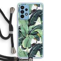 Bananenbladeren: Samsung Galaxy A52 Transparant Hoesje met koord