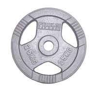 Halterschijf 30 mm - Focus Fitness Hamerton - 25 kg - Gietijzer - thumbnail