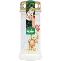 Bolsius graflicht nr 6 knuffelbeer wit