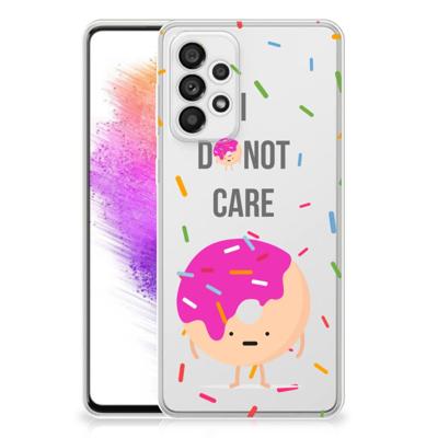 Samsung Galaxy A73 5G | Siliconen Case | Donut Roze