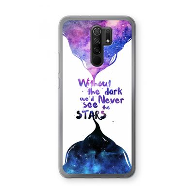 Stars quote: Xiaomi Redmi 9 Transparant Hoesje