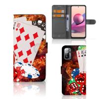 Xiaomi Redmi Note 10/10T 5G | Poco M3 Pro | Wallet Case | met Pasjes | Casino