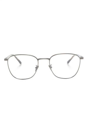 Giorgio Armani lunettes de vue à monture carrée - Marron