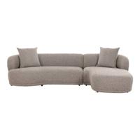 House Nordic - Chaise Longue Bank Rechts - Bruin - Kingston