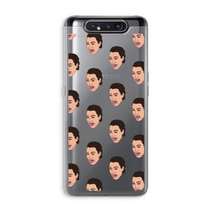 Ugly Cry Call: Samsung Galaxy A80 Transparant Hoesje