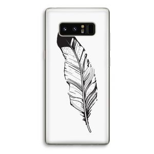 Pluim: Samsung Galaxy Note 8 Transparant Hoesje