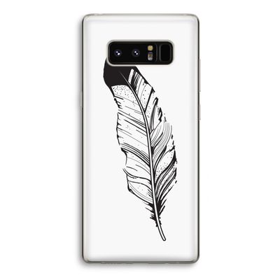 Pluim: Samsung Galaxy Note 8 Transparant Hoesje