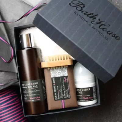 Geschenkset 'Cuban Cedar & Lime' van Bath House