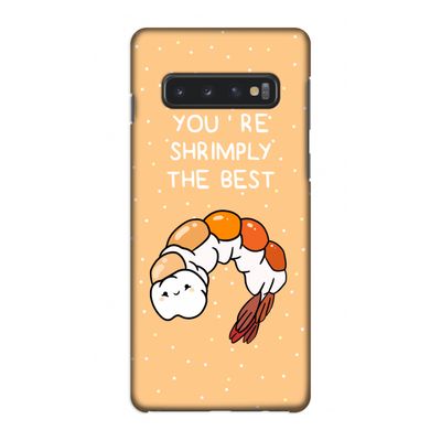 You're Shrimply The Best: Samsung Galaxy S10 4G Volledig Geprint Hoesje