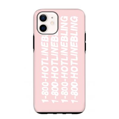 Hotline bling pink: iPhone 12 mini Tough Case