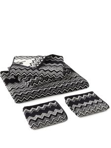 Missoni Home serviette Keith (lot de cinq) - Noir