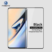 PINWUYO 9u 3D gebogen warmte buigen volledig scherm getemperd glas film voor Oneplus7 Pro (zwart)